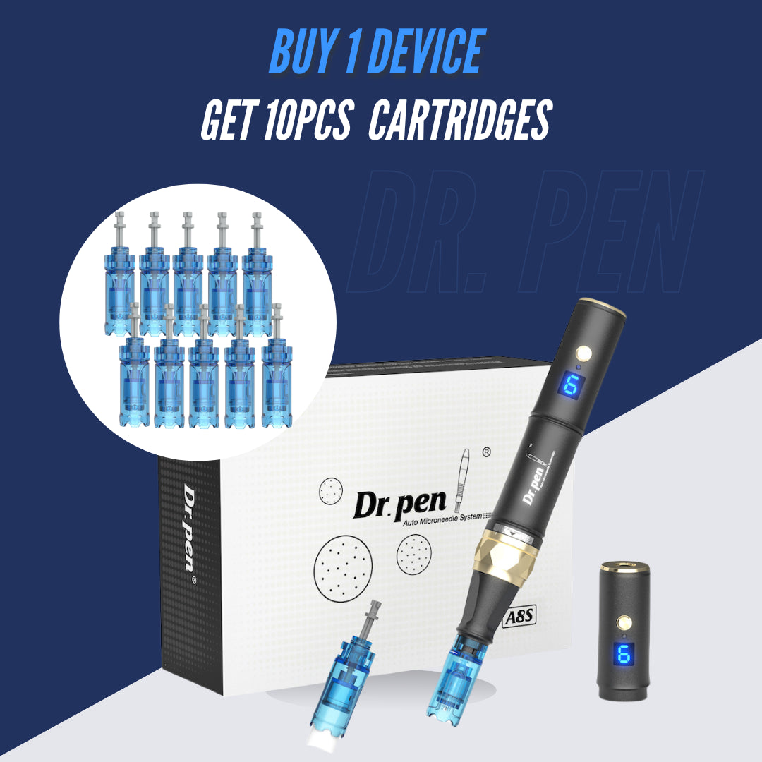 Dr. Pen A8S Microneedling Pen With 10pcs Cartridges