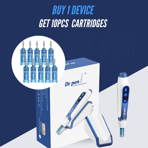美品　Dr. Pen A11 美顔器・美容器　セット Dr. Pen A11 Microneedling Pen With 10pcs Cartridges