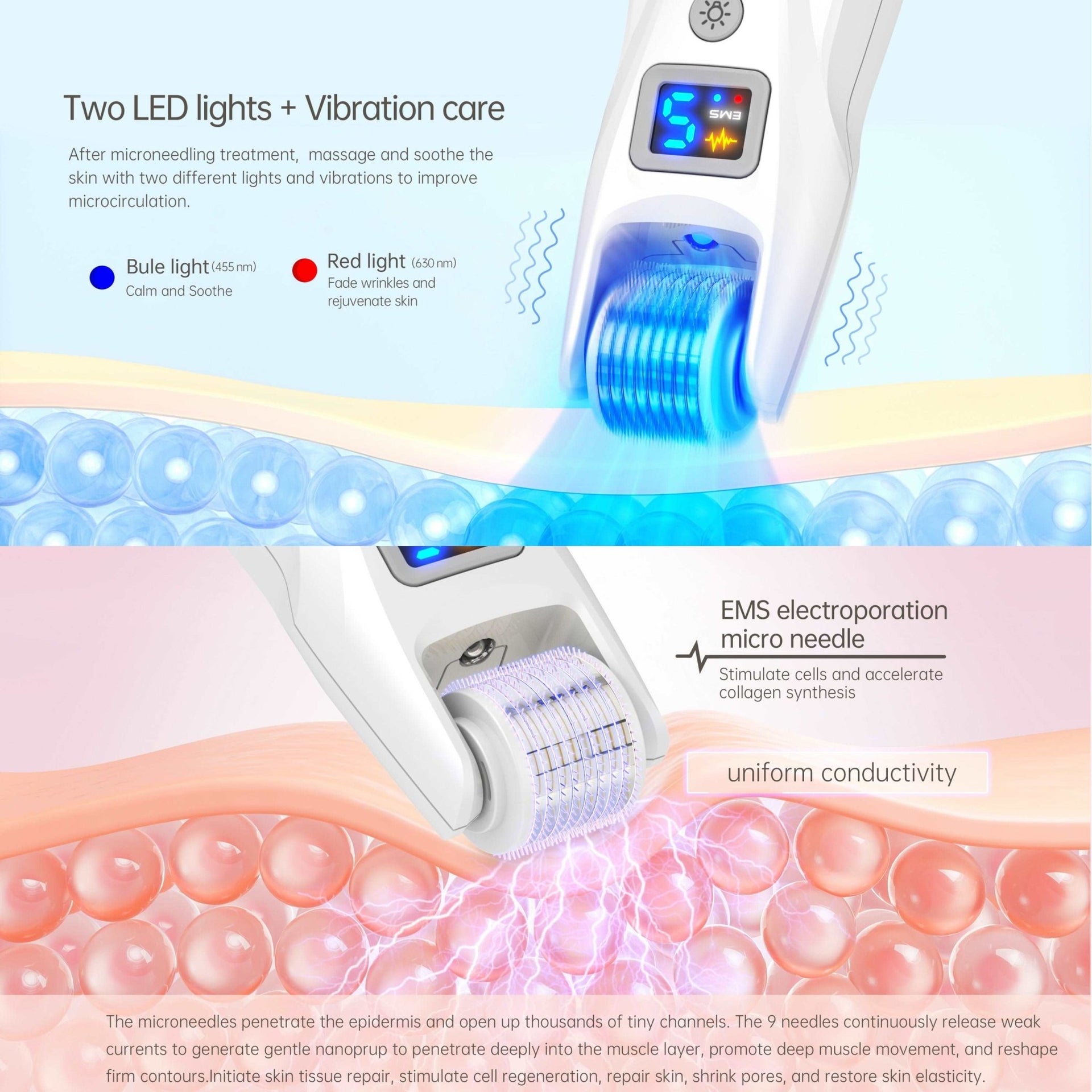 Bio-Roller-G5-Derma-Roller-With-Micro Current