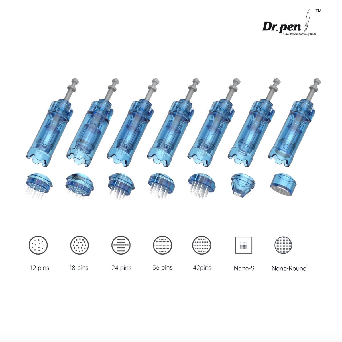 Dr. Pen A11 Microneedle Cartridges - MTPskintech