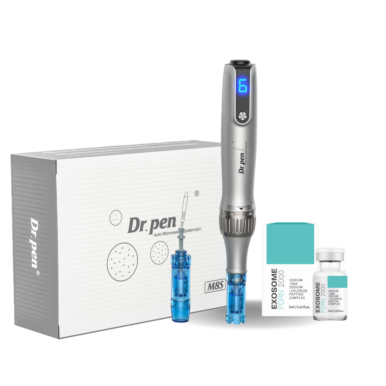 Dr. Pen M8S + Exosome PDRN Repair Ampoule (5ml/ Vial)